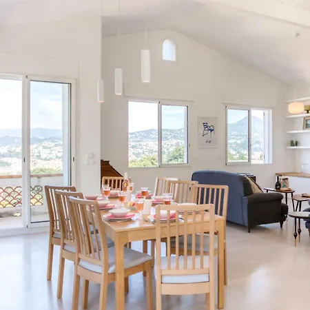 Villa #54 Sea View 4 Bdr Ac Parking 5mins To Port Bbq Nice