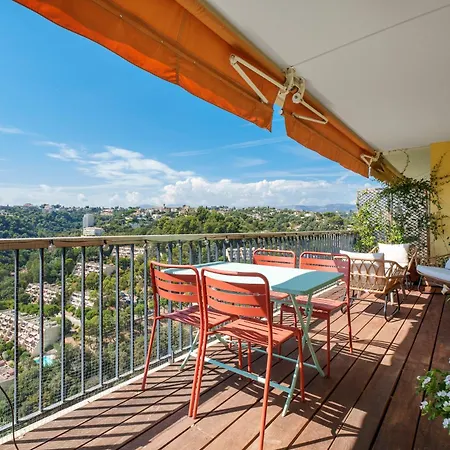 Renting - Abbaye - Luxury Penthouse Sea View Pool Tennis Parking Apartment Nizza