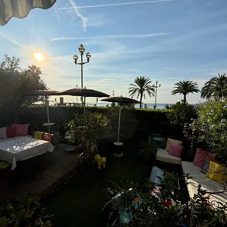 Apartment Promenade Des Center Sea And Front Design Flat With Private Garden