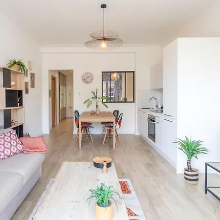 L53 1br Des Postes, Place Massena Terrace & Ac Nice