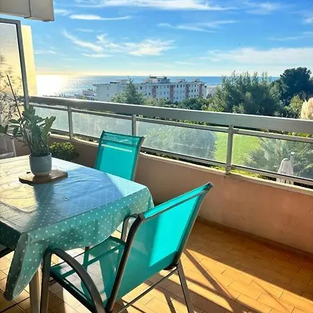 Apartment Lumineux Vue Mer, Piscine Et Tennis Nice
