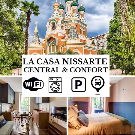 La Casa Nissarte - Centre Pres Gare - Wifi -parking , Confort Et Cosy Apartamento