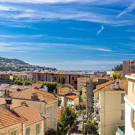 Penthouse 2bedroms 6pax- Views 45m2 Terrace Nice