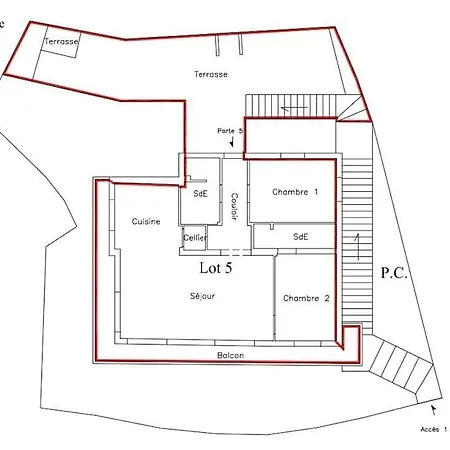 Penthouse 2bedroms 6pax- Views 45m2 Terrace Apartment *