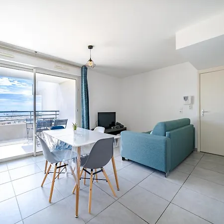 Magnifique 4 Pers,clim,parking Apartamento *