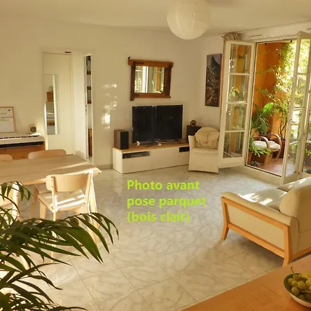 3p Loggia Parking Vieux Nice, Calme Sur Jardin *