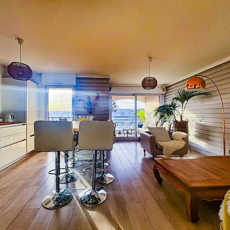 Apartment Evasion Vue - Wifi, Piscine, Parking, 4pers Nice