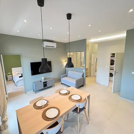 La Palmeraie Pool Ac Apartment Nice