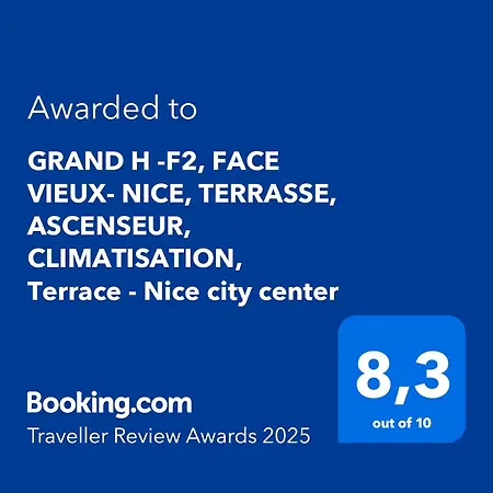 Lejlighed Grand H -f2, Face Vieux- Nice, Terrasse, Ascenseur, Climatisation, Terrace - Center