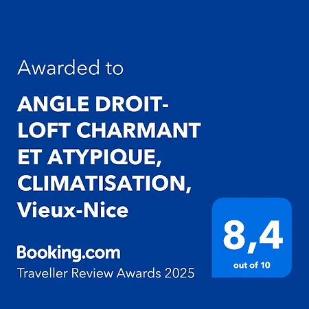 Apartmán Angle Droit- Loft Et Atypique, Climatisation, Vieux-nice