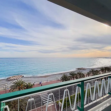 Apartment Promenade Des - Vue Mer, Ac, 2pers Nice