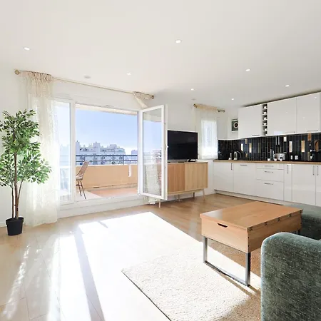 Vue Sublime, Terrasse Ensoleillee Et Parking Appartamento Nizza