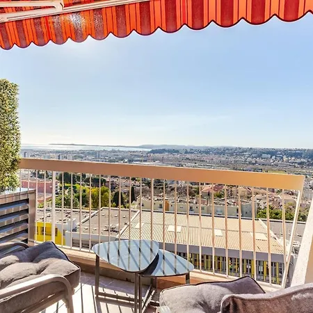 Vue Et Montagne Panoramique Appartamento Nizza