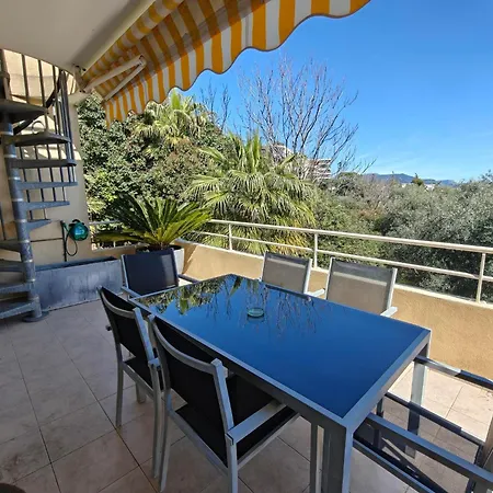 Apartment Toit Terrasse Nice-ouest Avec Parking, Clim Et Piscine Nice