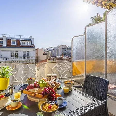 Fleurs 22 - City Center - Modern W Terrace Nice