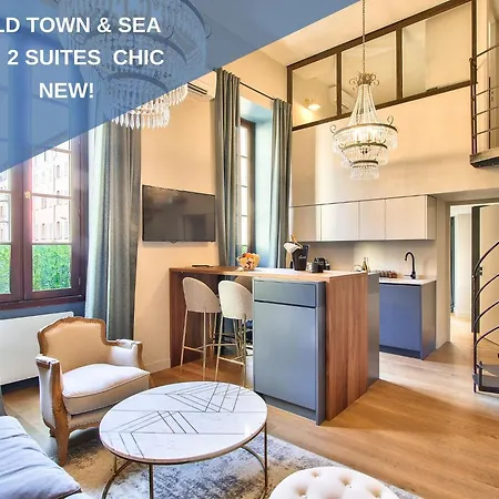 Charming Duplex 2 Old Town Nice