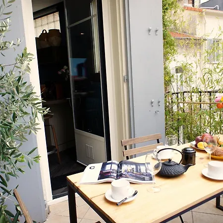Appartement élégant Avec Terrasse - Promenade Des Arts Nice