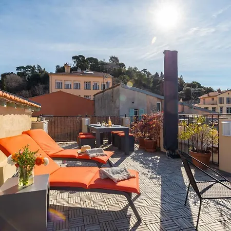 Le Chateau - The Beautiful Sight In Old Town, Private Terrace Apartment Nice