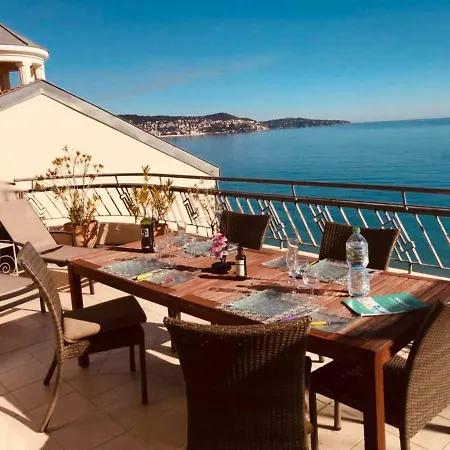 Apartment Amazing Top Floor Penthouse 30m2 Terrace, Front Sea View On Promenade Des Anglais *