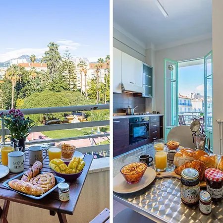 Apartment Victor Hugo - Beautiful Apartment - View Over Garden Nice
