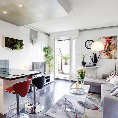 Le Mantega - F2 Moderne,centre Ville, 2 Grandes Terrasses,climatisation, Ascenseur Apartment Nizza
