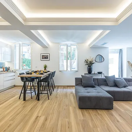 Luxury 3 Bdr Garden & Parking - Angels' Garden Apartment Nice