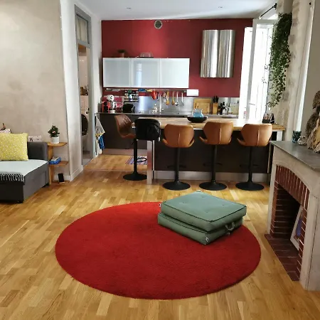 Our Home, Cozy Two Minutes From The Sea - Clima 公寓 尼斯