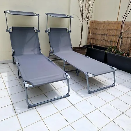 Апартаменты Plein Centre Climatise Et Spacieux Avec Grande Terrasse Sur Le Toit A Ницца