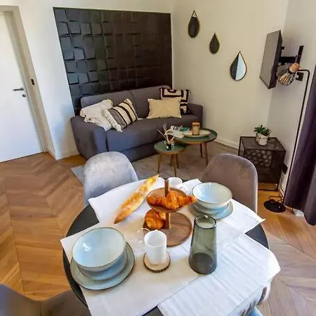 Elegant T2 Renove 4 Pers, Centre Nice, Climatise Apartamento