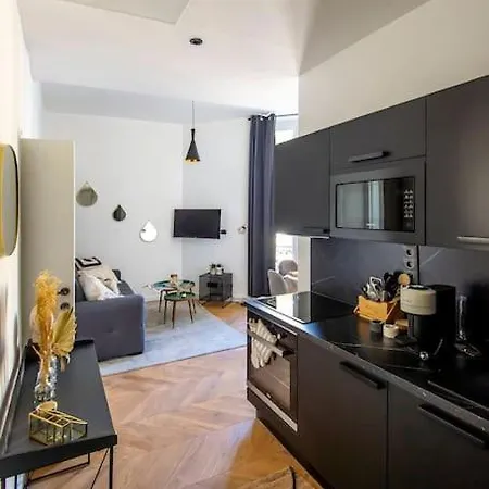 Lejlighed Elegant T2 Renove 4 Pers, Centre Nice, Climatise *