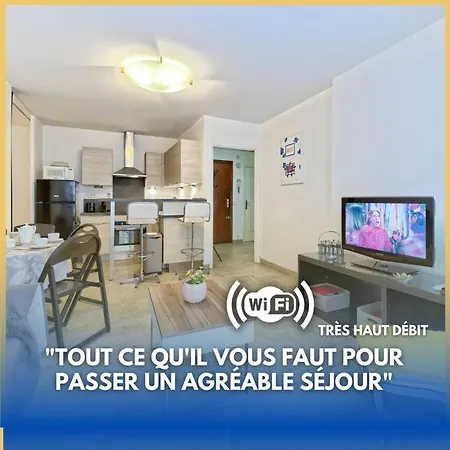 Superbe Pres De La Gare-clim-wifi-espace Dedie Au Travail 尼斯