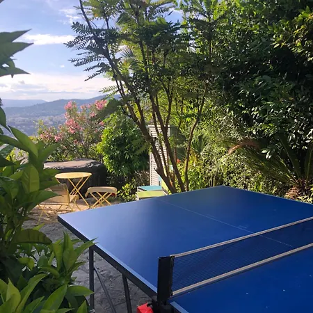 Jardin Avec Jacuzzi, Vue Et Montagne, Clim & Parking Appartement Nice