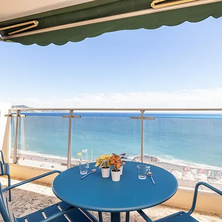 Panoramic Sea View - 1 Bdr Promenade Des Apartment Nice