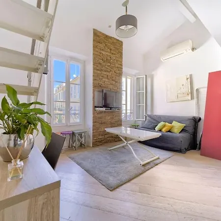Apartment Cosy Duplex, Hyper Centre, Wifi,air Conditionner Nice