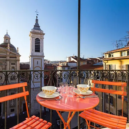 Ross 5- F2, Lumineux, Balcon, Loft, Clim, Vieux-nice Apartman Nizza