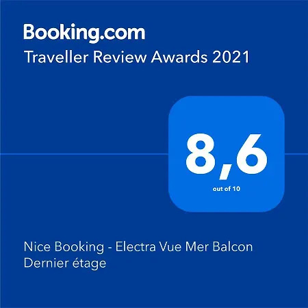 - Electra Vue Mer Balcon Dernier étage * Nice
