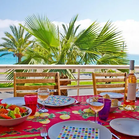 Sea Front Cedres Promenade Apartment Nice