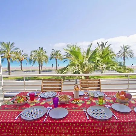 Apartment Sea Front Cedres Promenade Nice