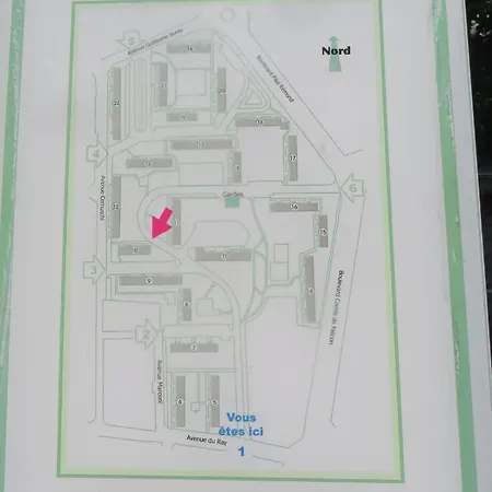 Nord 2 Pieces Calmes,wifi,clim,balcon,parking Apartment *