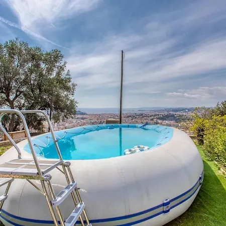 L26 Bonnard 10pax Pool, Garden, Parking, Ac Villa Nice