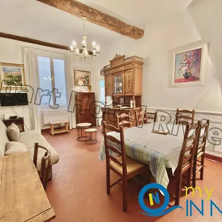 Riviera - Barillerie 3 - Vieille 50m De La Plage- 4 Pieces - Ac Appartement Nice