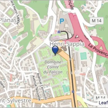 Nord 2 Pieces Calmes,wifi,clim,balcon,parking * Nice