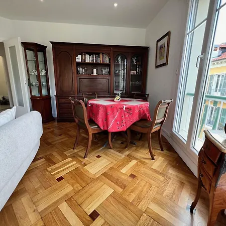 Riviera - Terrasse Cervantes - Medecin - Gare Thiers Apartamento Niza