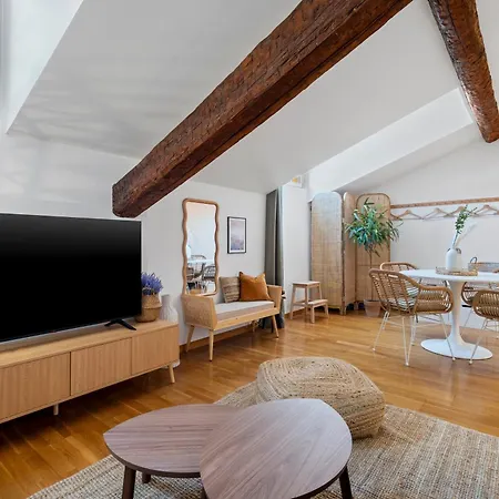 Apartment Renting - 3 Massena - Chic Escape Luxury Duplex Place Massena Nice