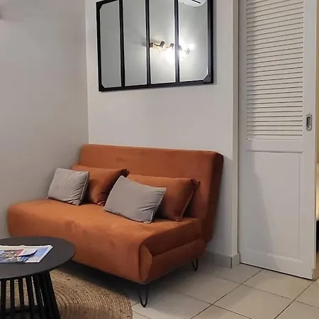 Patio D'azur- Coquet 2pers 2lits Proche Plages