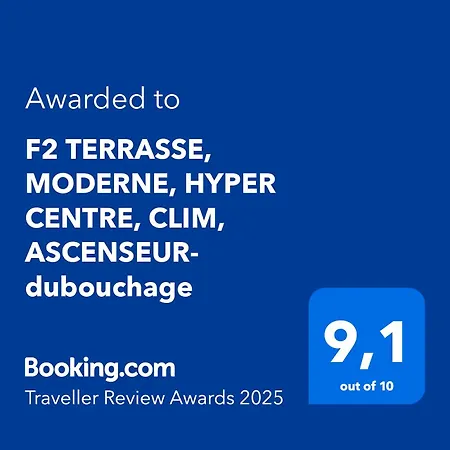 F2 Terrasse, Moderne, Hyper Centre, Clim, Ascenseur- Dubouchage 尼斯