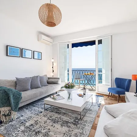 아파트 Etat Unis 93 Indigo - Amazing Sea View Aprt With Ac 니스