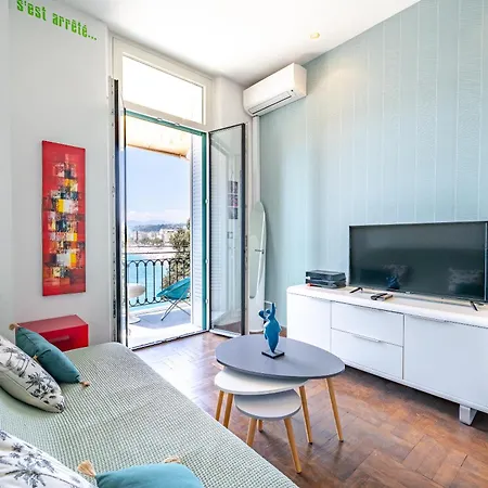 Apartment Panoramic Sea View - Promenade Des Nice