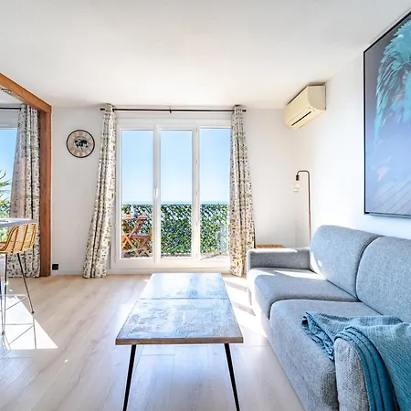 Panoramic Sea View Of The French Riviera, Parking Nizza