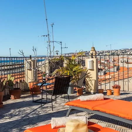 Lejlighed Le Chateau - The Beautiful Sight In Old Town, Private Terrace Nice